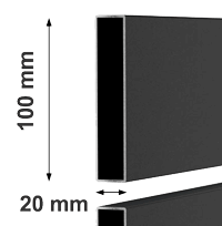 Aluminium Zaun Paneele Detail